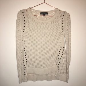 Rock & Republic Studded See Through Sweater